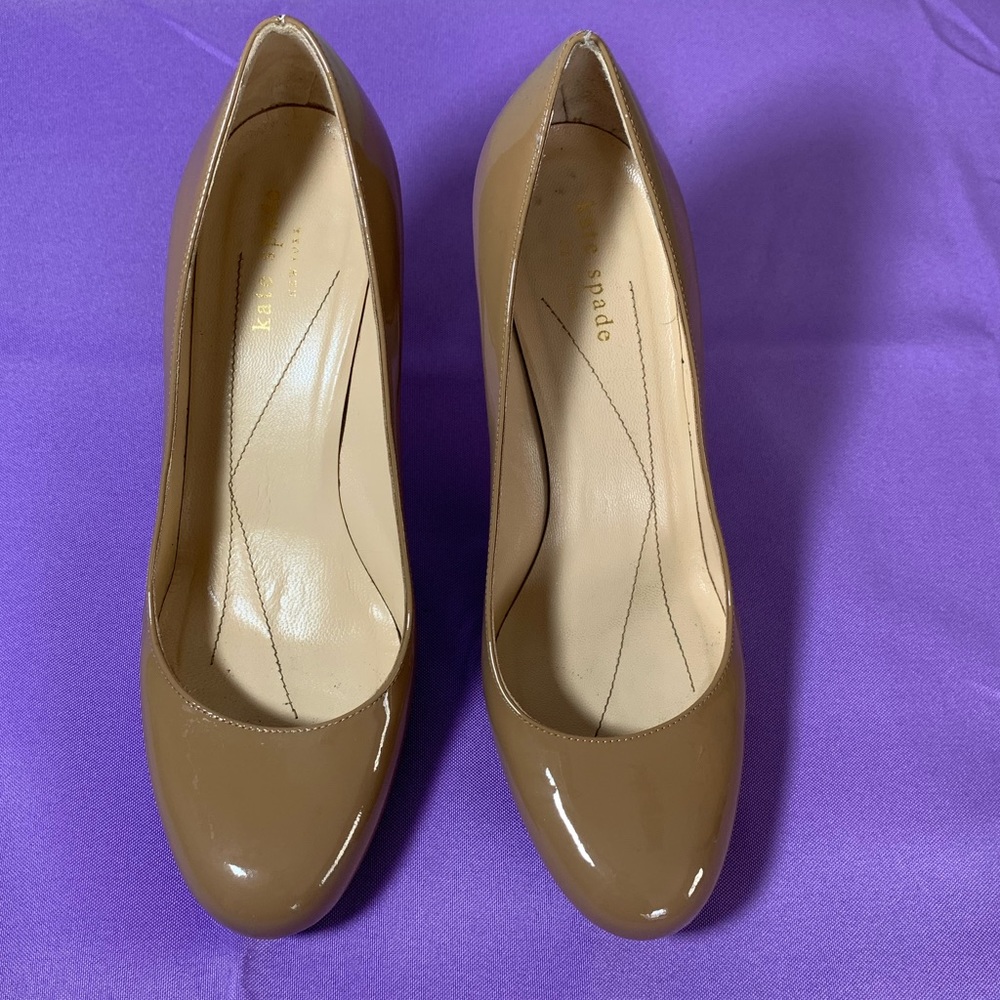 Kate Spade Nude Patent Pumps